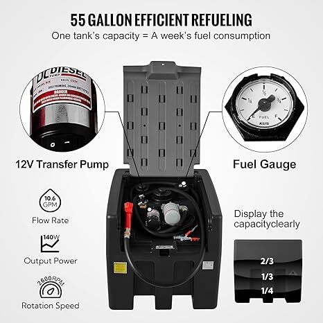 💥Portable Diesel Transport Tank 58 Gallon💥